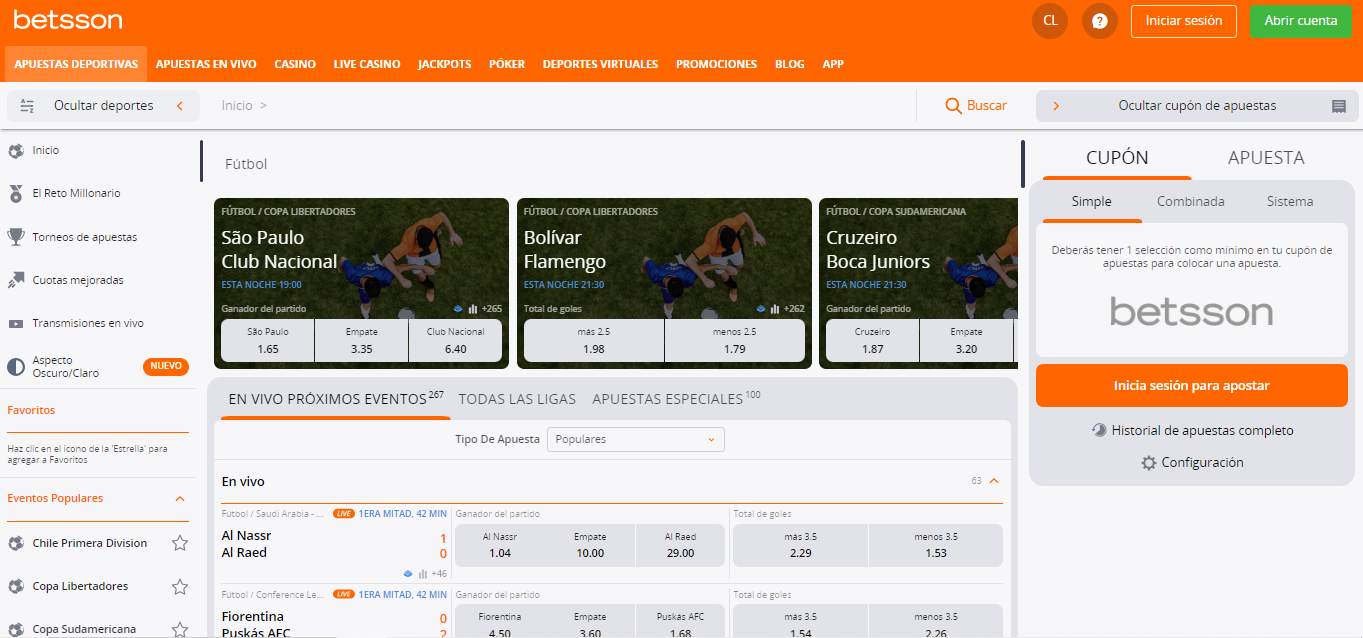 Betsson Chile