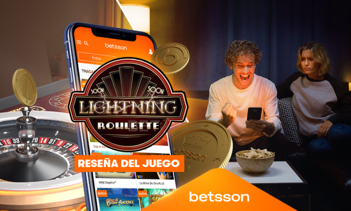 Juego lightning roulette en Betsson Chile